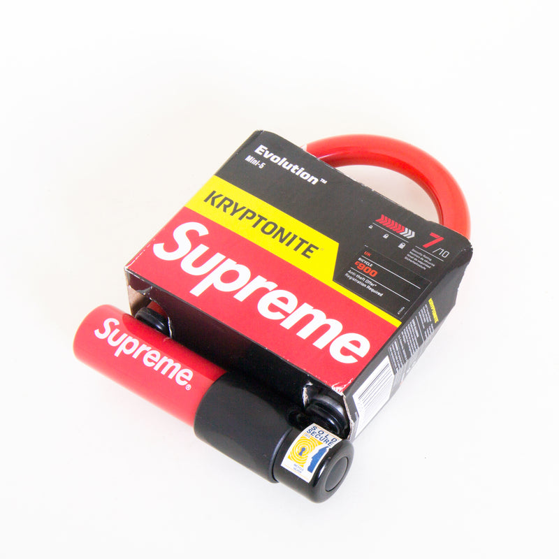 Supreme - Kryptonite Bike Lock - Red/Black