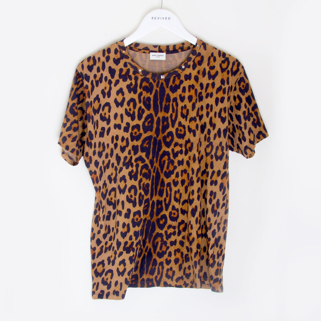 Saint Laurent - Leopard Print - t shirt