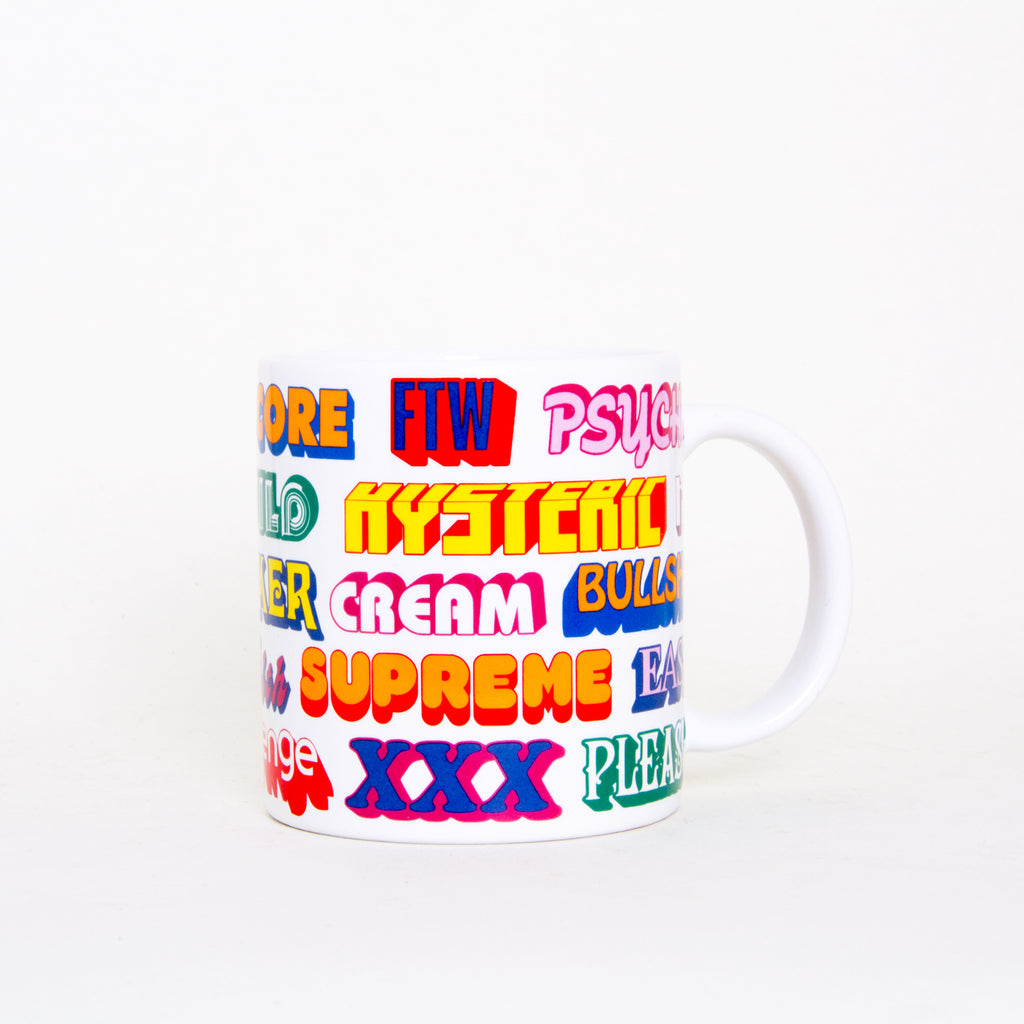 Supreme - Hysteric Glamour Mug - White