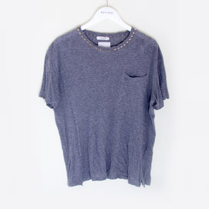 Valentino - Stud Neck _ T Shirt